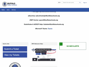 self-service portal Buffalo public
