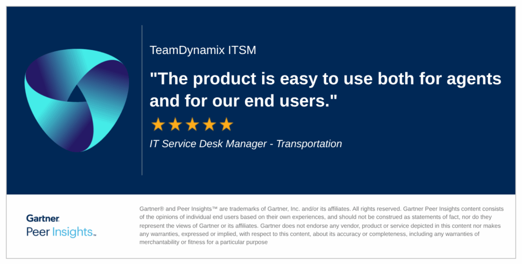 servicenow alternative gartner ITSM